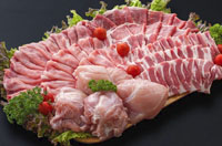 都城産「おさつポーク」と宮崎県産鶏のスペシャルコラボセットへのリンク